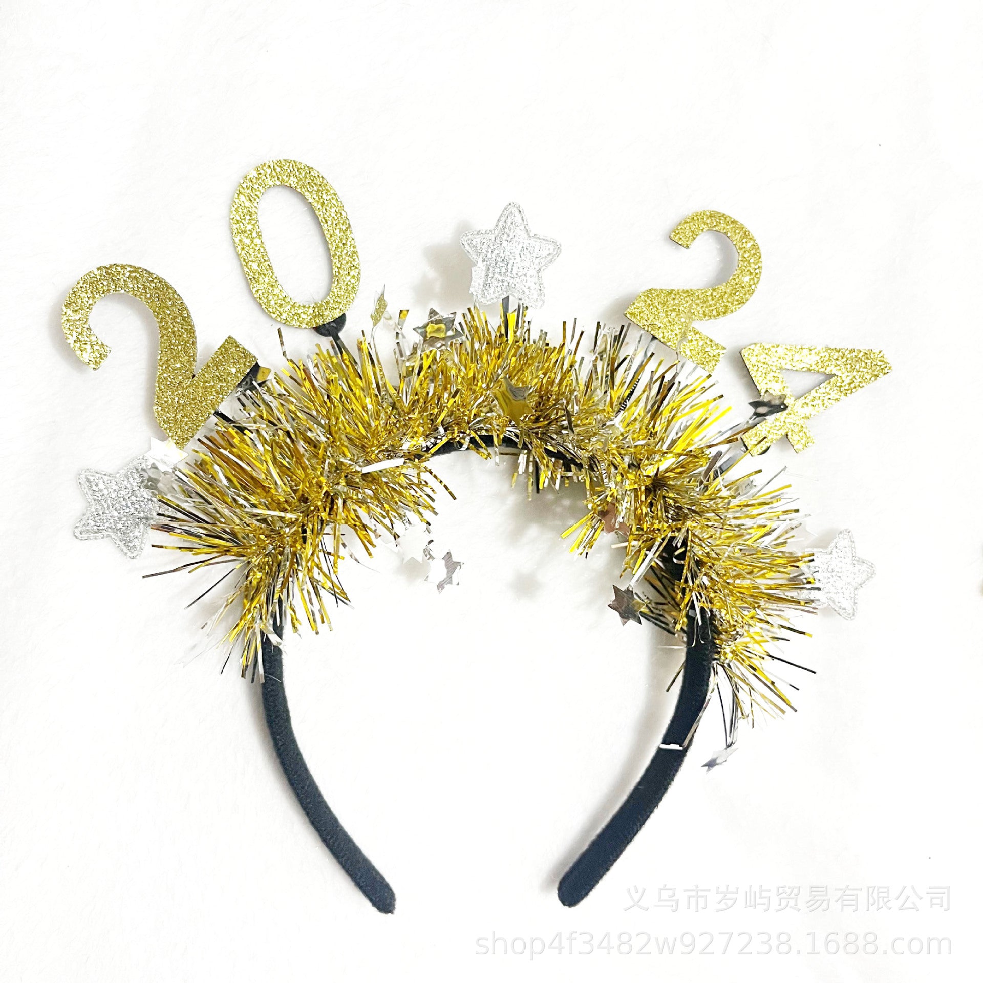 Wholesale Christmas 2024 Number Fabric Headbands
